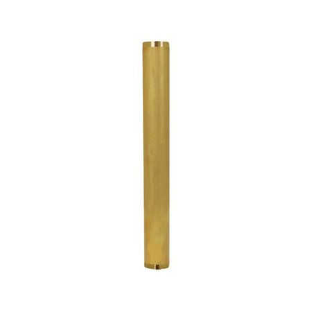 Everflow Threaded Tube for Tubular Drain Applications, 20GA Brass 1-1/2"x12" 22512-20